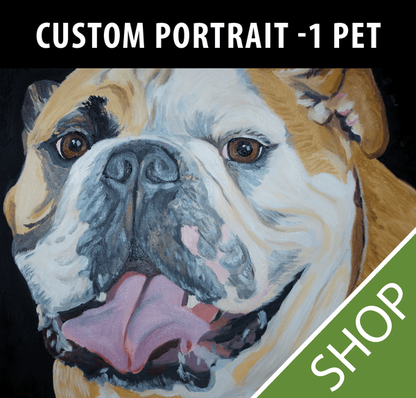 Custom Painted Ornament - Wagging Tail Studios, LLC