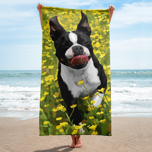 Abigail the Boston Terrier - Towel