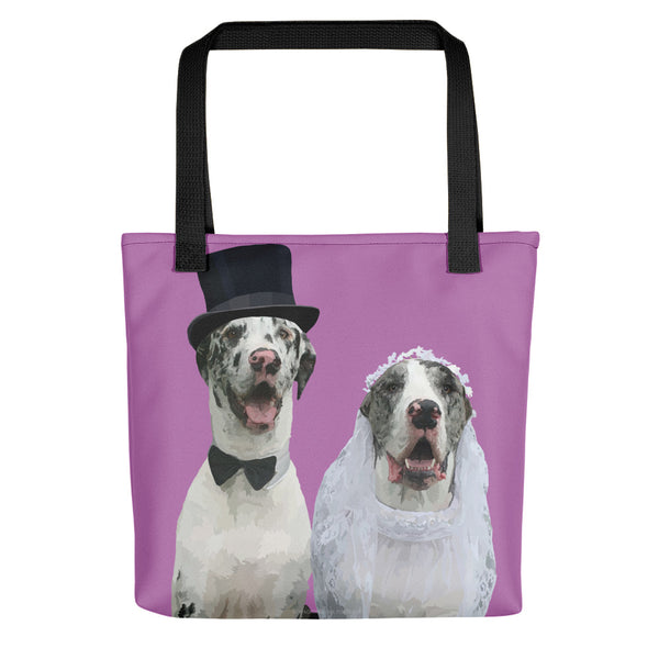 Great Danes - Earl and Nellie - Tote bag