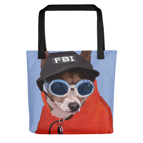Peabody the FBI Chihuahua Short Hair - Tote bag