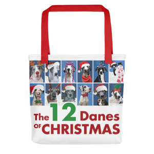 The 12 Danes of Christmas Tote bag
